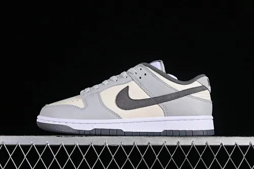 All Categories Nk SB Dunk Series Nk SB Dunk Low Low-top sneakers Nk Dunk Low "Light Carbon"​ Simple gray and white SB low-top casual sneakers FJ4188-100
